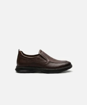 Chaussure en Cuir Loaver Marron